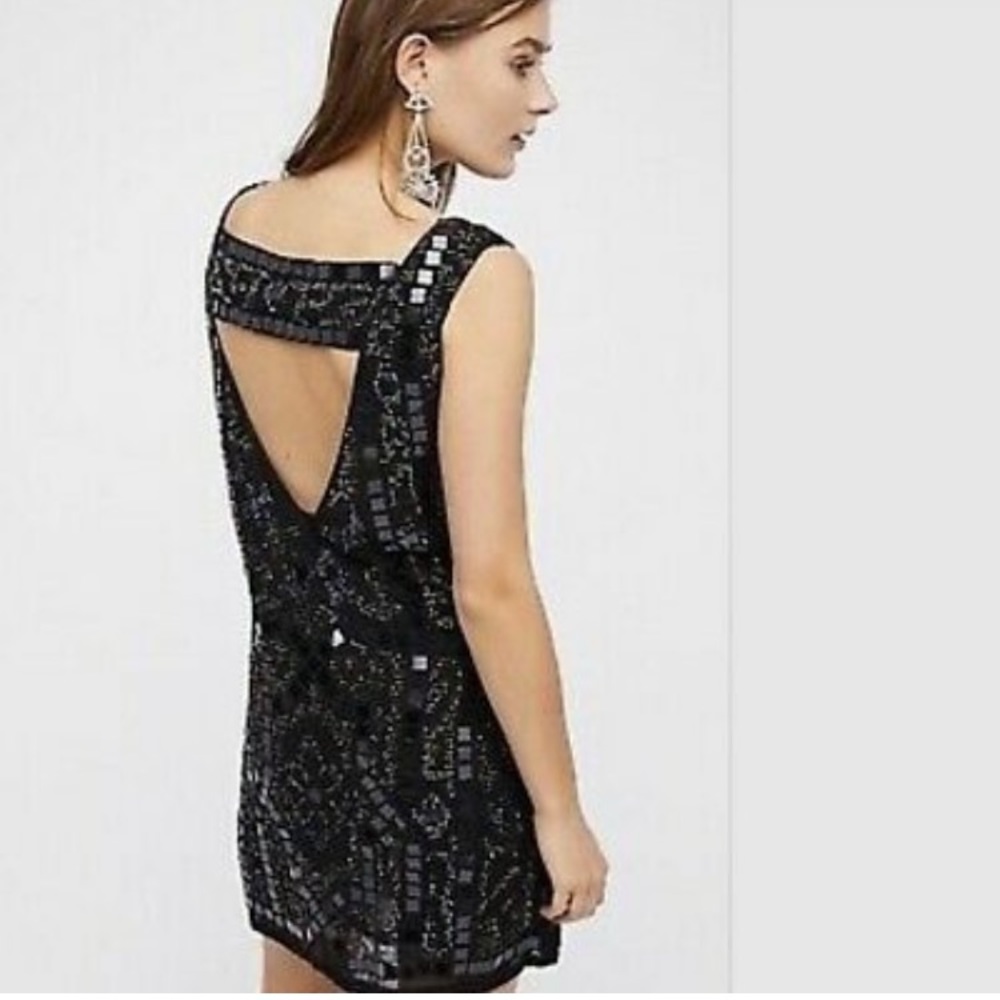 Free People • Speak Easy Sequin Mini Dress - Picture 2 of 3